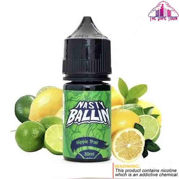Nasty Ballin Hippie Trail Lemon Orange 35/50mg Nic Salt - 30ml