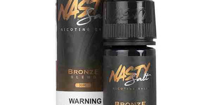 Nasty Bronze Blend Tobacco Caramel & Vanilla 3/6mg Vape - 60ml