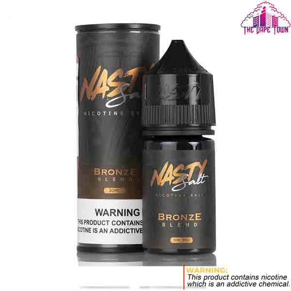 Nasty Bronze Blend Tobacco Caramel & Vanilla 3/6mg Vape - 60ml