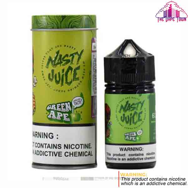 Nasty Juice Green Apple Fruity Iced 0/3/6mg E-Juice - 60ml