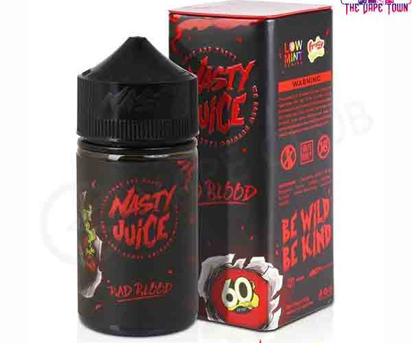 Nasty Bad Blood Blackcurrant Freebase - 60ml The Vape Town Nasty Bad Blood Blackcurrant Freebase - 60ml The Vape Town