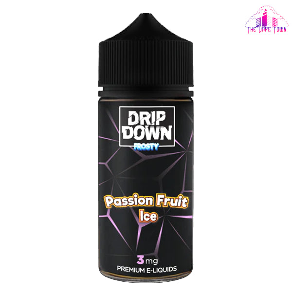 Drip Down Frosty Passion Fruit Ice E Liquid (3mg) - 100ml
