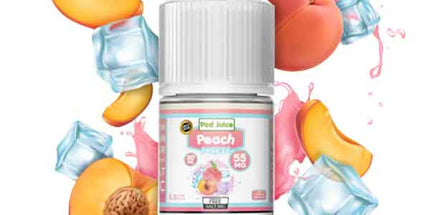 Pod Juice Peach Ice Nic Salt E-juice - 30ml