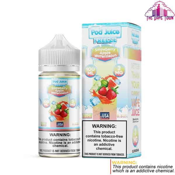 Pod Juice Strawberry Apple Watermelon Freeze - 100ml