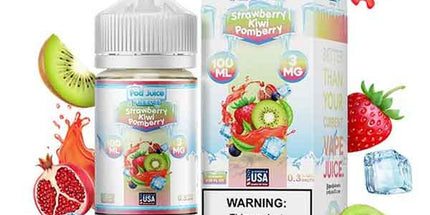 Pod Juice Strawberry Kiwi Pomberry Freeze - 100ml