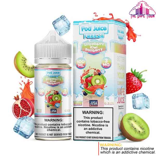 Pod Juice Strawberry Kiwi Pomberry Freeze - 100ml