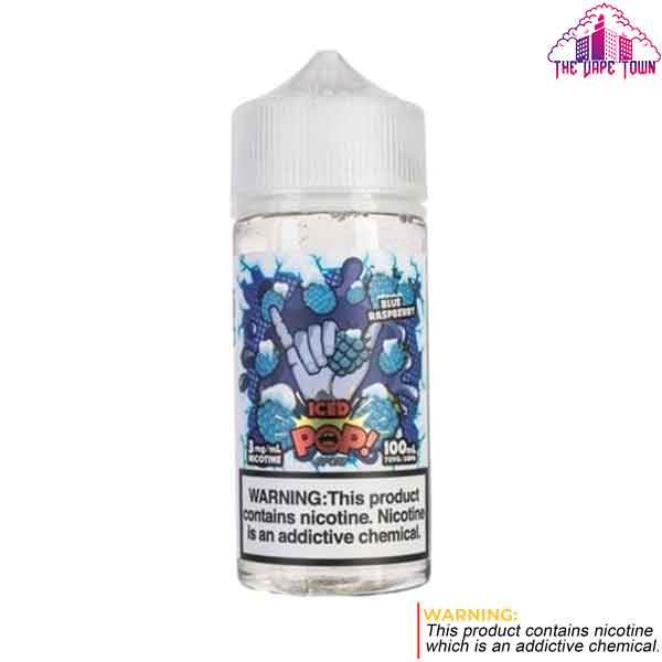 POP Vapors Blue Raspberry Iced - 100ml