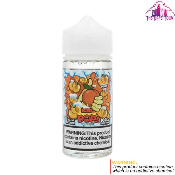 Pop Vapors Peach Ice E-liquid | 100ml