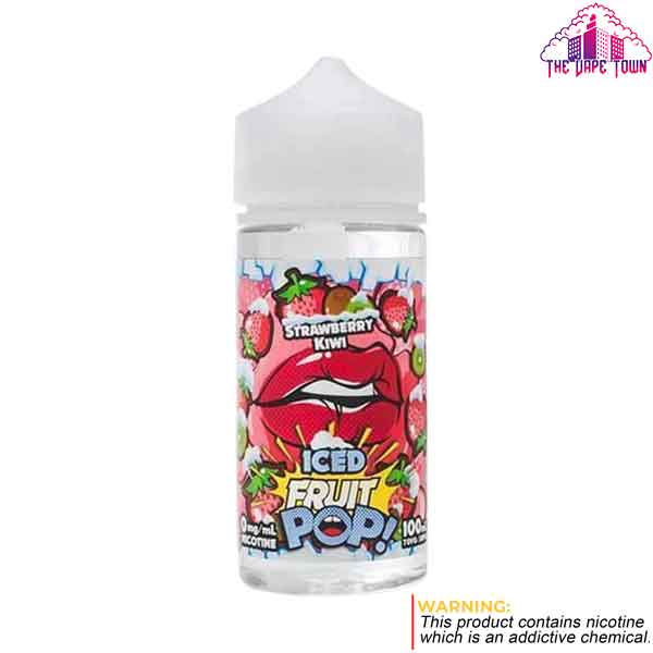 Pop Vapors Strawberry Kiwi Ice - 100ml