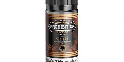 Prohibition Sin Tax Juice Co Sweet Peanut Butter 3/6mg ? 100ml