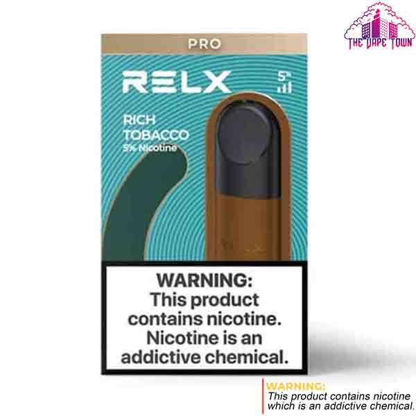 RELX Pod Pro Rich Tobacco 5% Nicotine Strength - 1.9ml