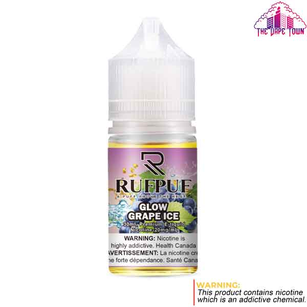 RufPuf Glow Grape Ice Nic Salt - 30ml