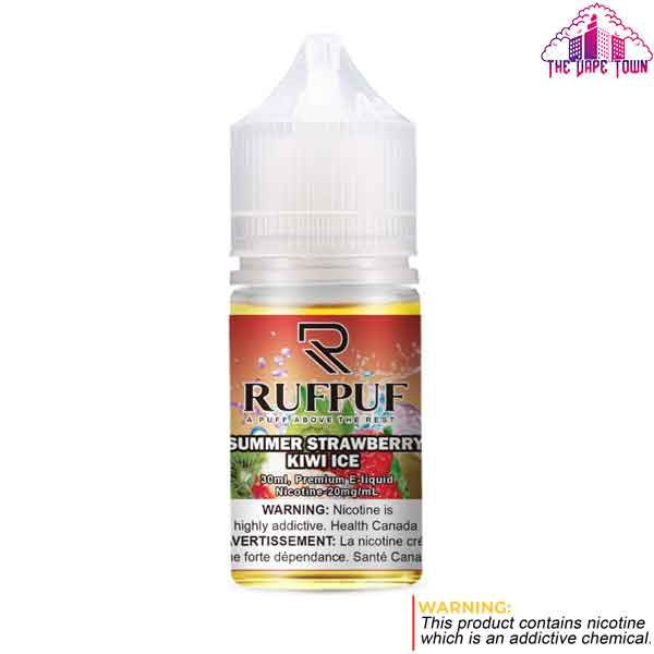 RufPuf Summer Strawberry Kiwi Ice Nic Salt - 30ml