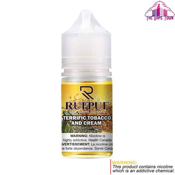 RufPuf Terrific Tobacco And Cream Nic Salt - 30ml