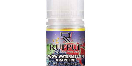 RufPuf Wow Watermelon Grape Ice Nic Salt - 30ml