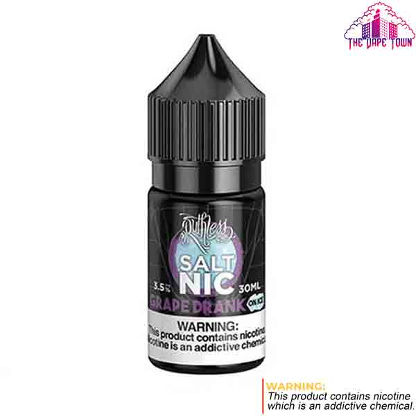 Ruthless Grape Drank On Ice Nic Salt 35mg - 30ml Capacity