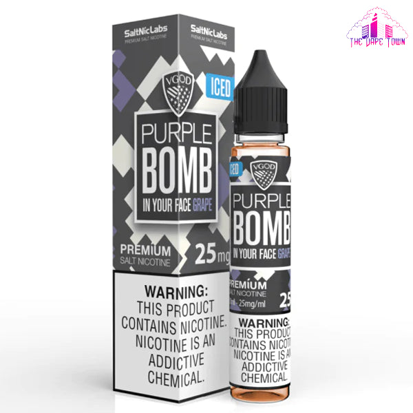 VGOD Purple Bomb iced Salt Nic - 30ml