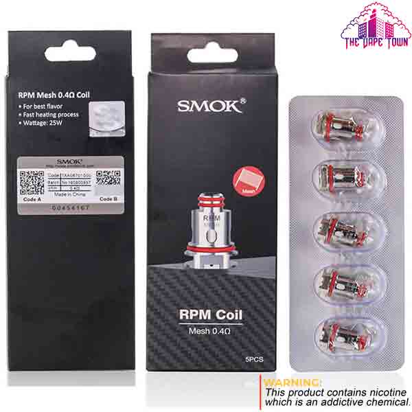 Smok RPM Mesh Replacement Coil - 0.3/0.4/0.6/0.8/1.0 ohm