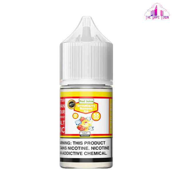 Pod Juice ? Strawberry Banana Ice Nic Salt 30ml