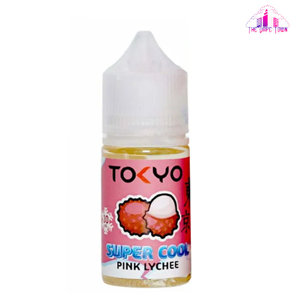 TOKYO SUPER COOL PINK LYCHEE iced Nic Salt - 30ML The Vape Town TOKYO SUPER COOL PINK LYCHEE iced Nic Salt - 30ML The Vape Town