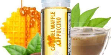 The Pier Sweet Caramel Waffle Cappuccino 3/6mg E-Juice - 120ml