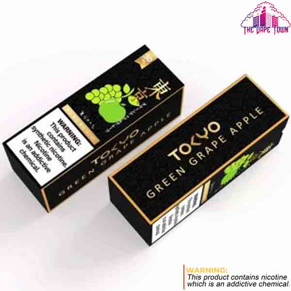 Tokyo Golden Series Green Grape Apple ice  Nic Salt  - 30ml