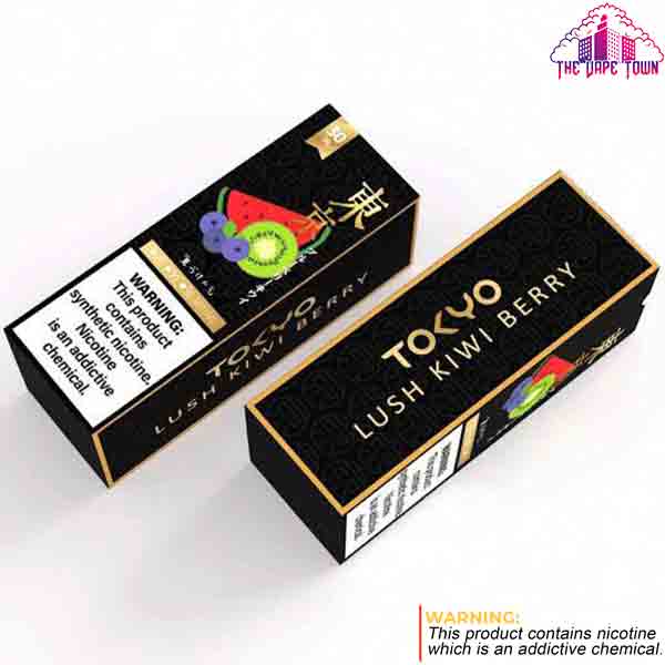 Tokyo Golden Series Lush Kiwi Berry ice Nic Salt - 30ml