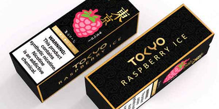 Tokyo Golden Series Raspberry Ice Nic Salt - 30ml