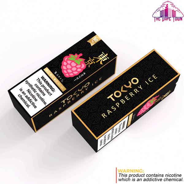 Tokyo Golden Series Raspberry Ice Nic Salt - 30ml