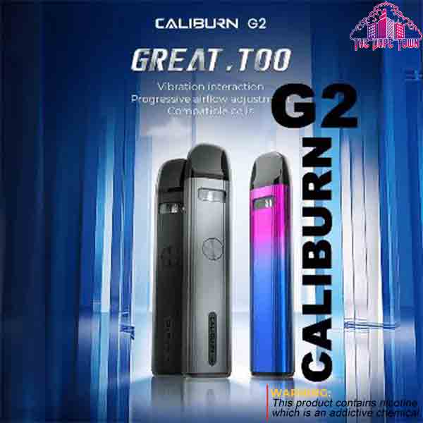 Uwell Caliburn G2 Pod System Kit With 690mAh Battery - 2ml
