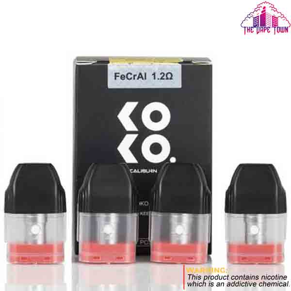 Uwell Caliburn/KOKO Replacement Pod Cartridge 1.2/1.4 Ohms - 2ml Capacity