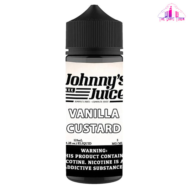 JOHNNY JUICE - VANILLA CUSTARD 125ML The Vape Town JOHNNY JUICE - VANILLA CUSTARD 125ML The Vape Town