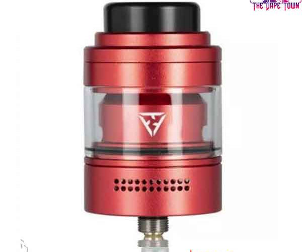 Vaperz Cloud Trilogy 30mm RTA 5ml Bubble Glass Tank ? Red  The Vape Town