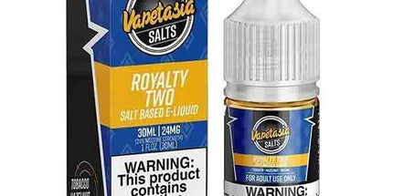 Vapetasia Royalty Two (ii) Tobacco & Vanilla 24mg Nic Salt - 30ml