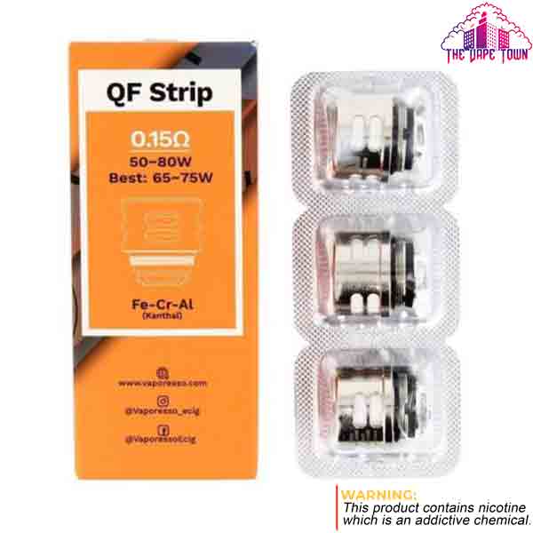 Vaporesso QF Strip Replacement 50-80W Coil - 0.15ohms
