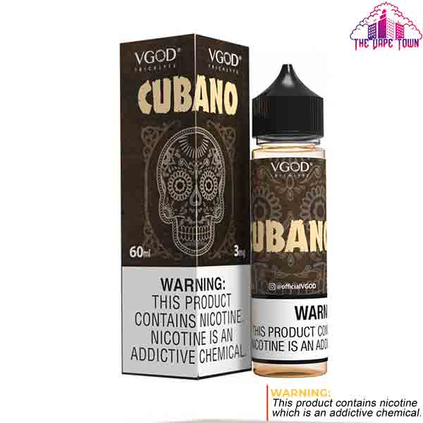 VGOD Cubano Rich Creamy Cigar Freebase  - 60ml