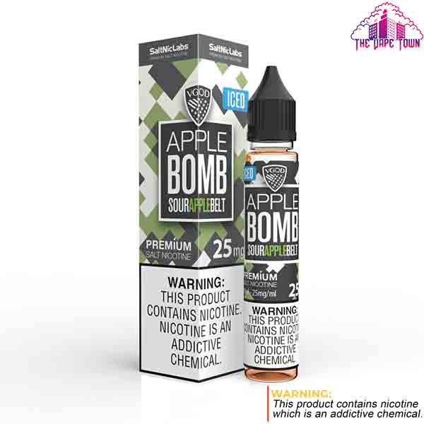 Vgod Apple Bomb iced Salt Nic- 30ml