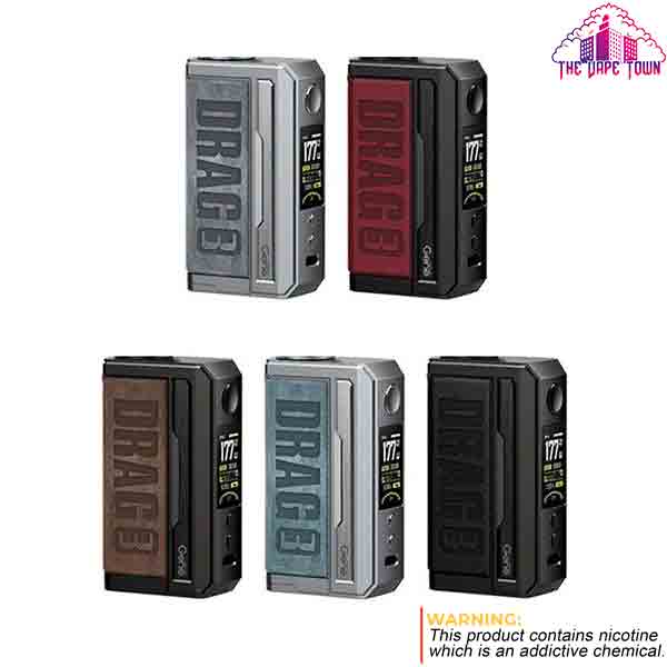 Voopoo DRAG 3 Mod - 177 Watt The Vape Town Voopoo DRAG 3 Mod - 177 Watt The Vape Town