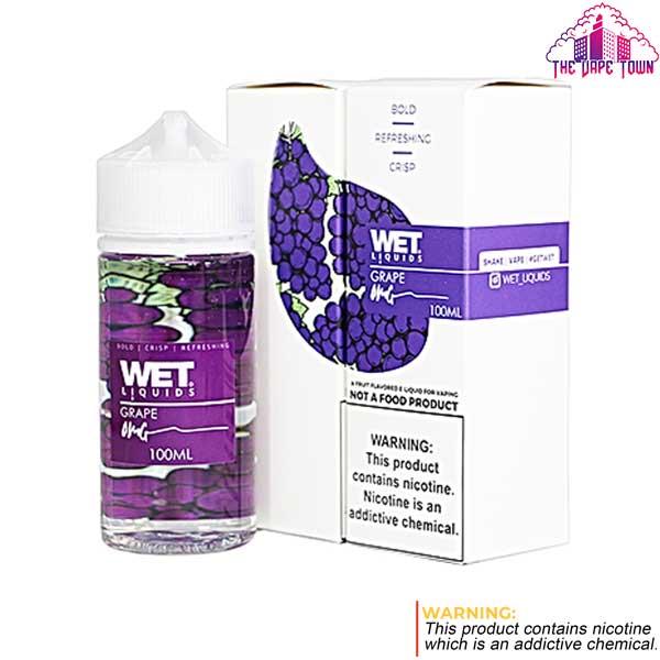 Wet Liquids Grapes Freebase E-liquid 3mg - 100ml
