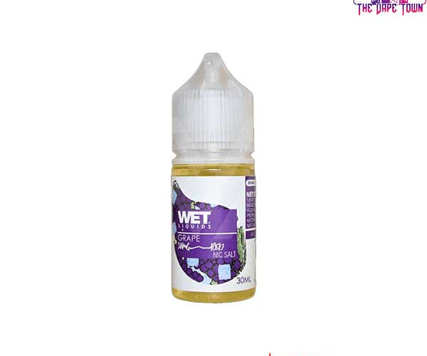 wet liquids vape juice Wet Liquids Grapes Salt Nic 30/50mg E-liquid