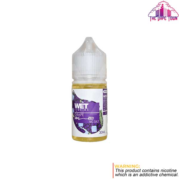 Wet Liquids Grapes Salt Nic 30/50mg E-liquid - 30ml
