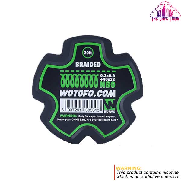 Wotofo Dual Core Fused Clapton Wire Spool - 20 Feet