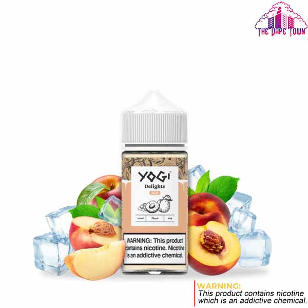 Yogi Delights Peach Ice Freebase E-juice 3mg - 100ml