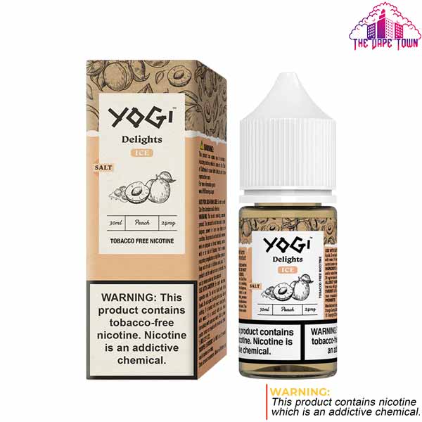 Yogi Delights Peach Ice Salt Nic E-juice 35mg - 30ml