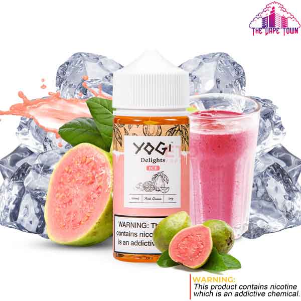 Yogi Delights Pink Guava Ice Freebase E-juice 3mg - 100ML