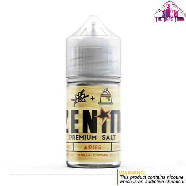 Salt Bae Vape Juice 25 Mg Zenith Premium Aries Vanilla & Custard Nic Salt 25mg Salt Bae Vape Juice 25 Mg Zenith Premium Aries Vanilla & Custard Nic Salt 25mg