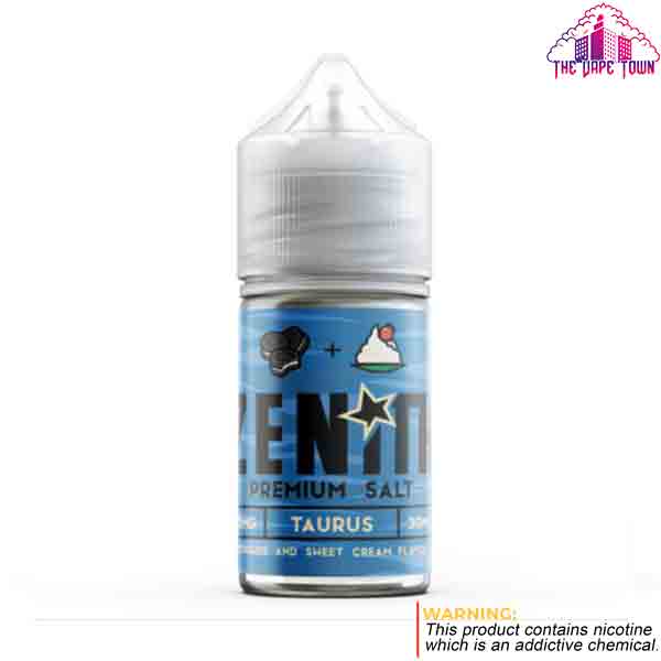sweet cream vapory vape juice Zenith Premium Taurus Cookies & Sweet Cream Salt sweet cream vapory vape juice Zenith Premium Taurus Cookies & Sweet Cream Salt