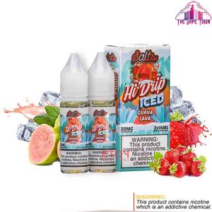 Hi-Drip Iced Guava Lava & Strawberry Nic Salt 20/50mg - 30ml