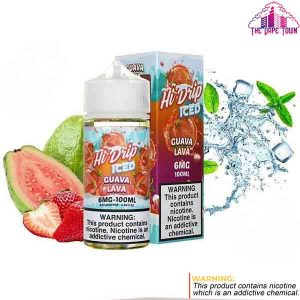 Hi-Drip Iced Guava Lava & Sweet Strawberry 6mg - 100ml E-Juice