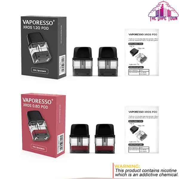 vaporesso-xros-replacement-with-2-pack-mesh-pods-2ml-coil-thevapetown